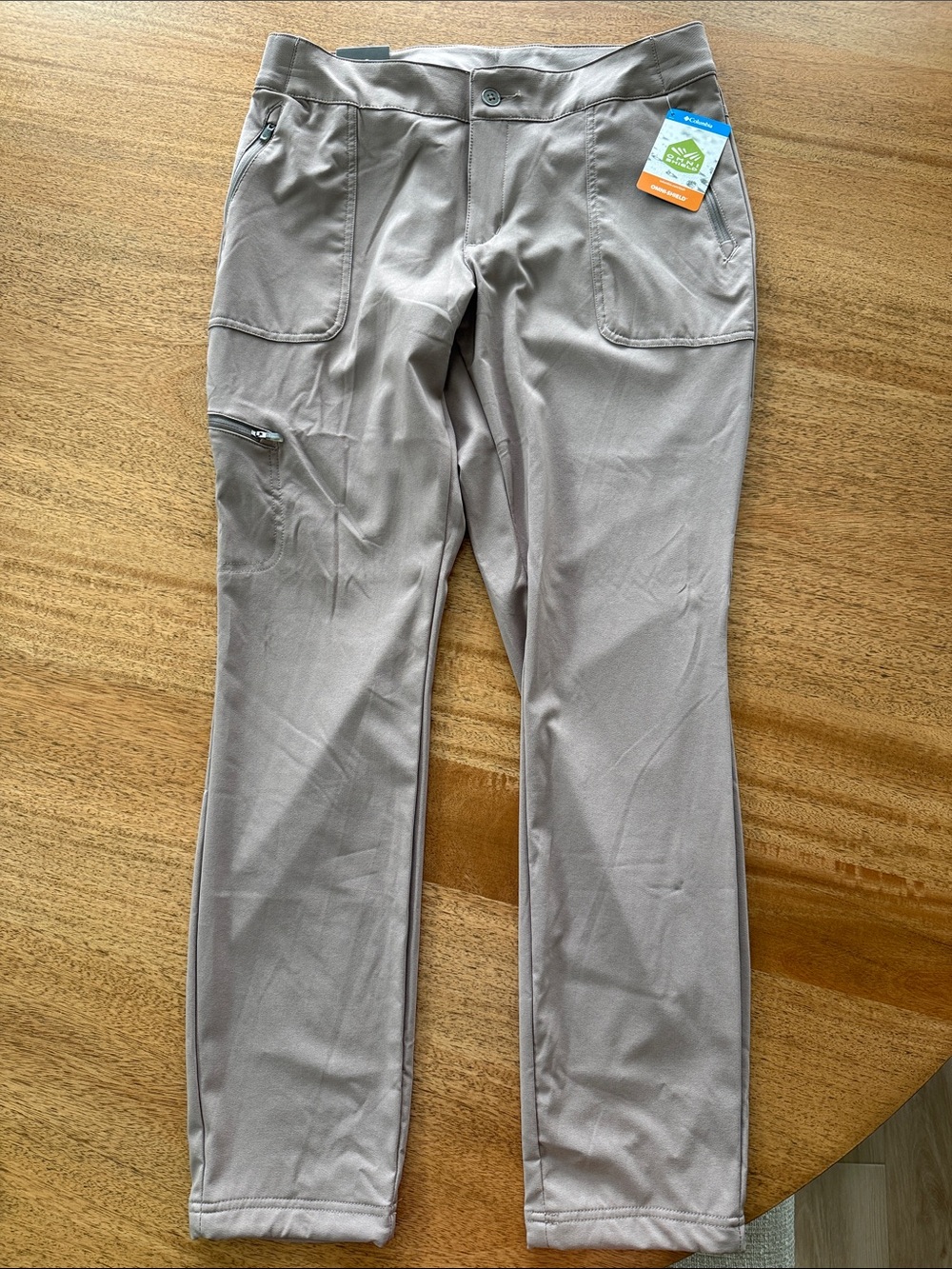 Columbia Omni Shield Light Taupe Stretch Pants. Smoke and pet free.